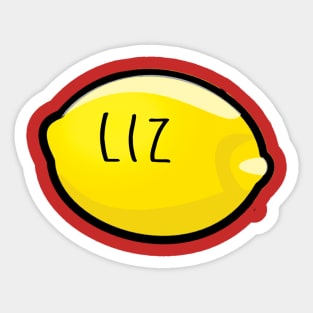 Liz Lemon the Lemon Sticker